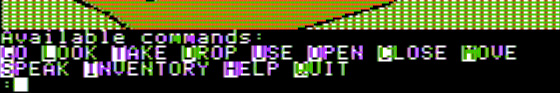 Apple II Adventure Parser Help List