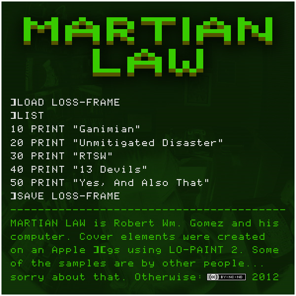 Martian Law - Loss-Frame (back)