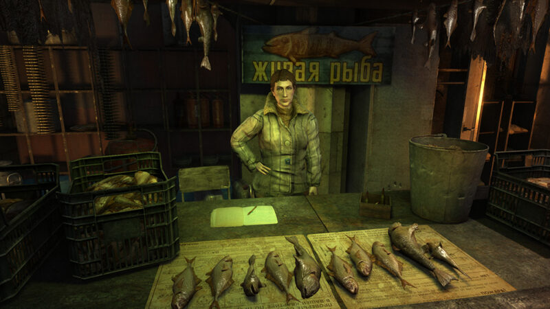 Metro Last Light fishmonger